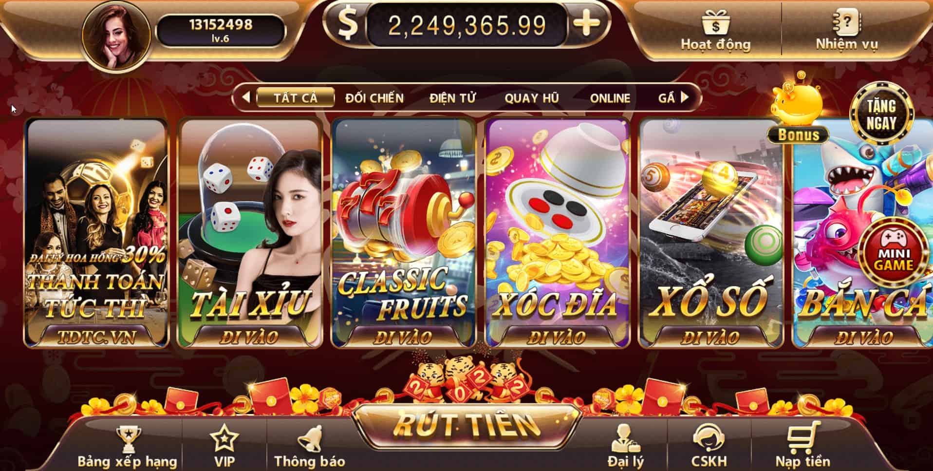 TDTC Thiên Đường Trò Chơi 2024