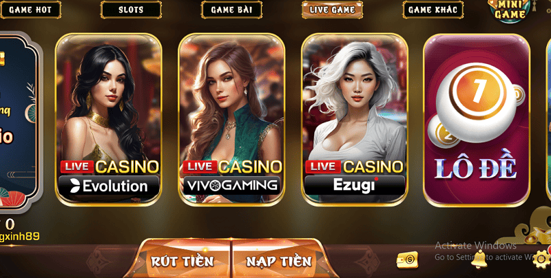 Sảnh Live game TDTC thu hút nhiều người chơi đặt cược
