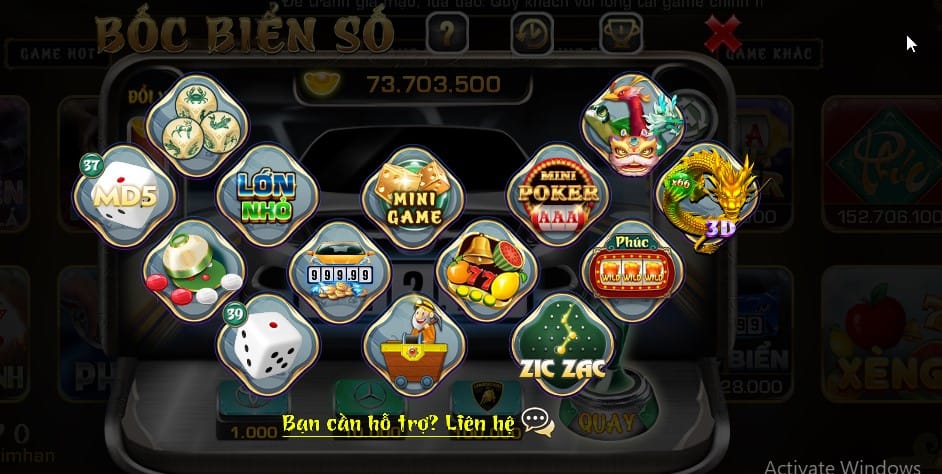Bốc biển là thể loại mini game ăn khách tại cổng game TDTC