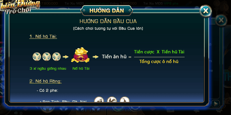 Cách chơi và chiến thắng bầu cua TDTC