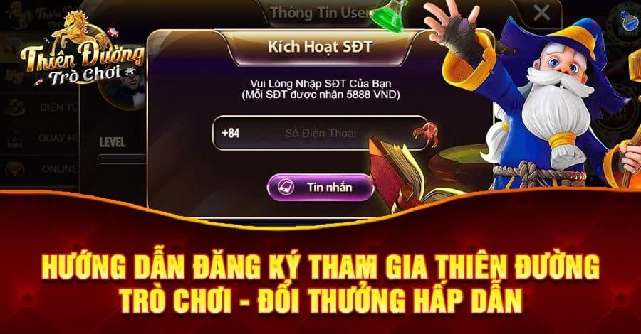 Đăng ký TDTC đơn giản dễ dàng, giúp chơi game đổi thưởng thóa thích