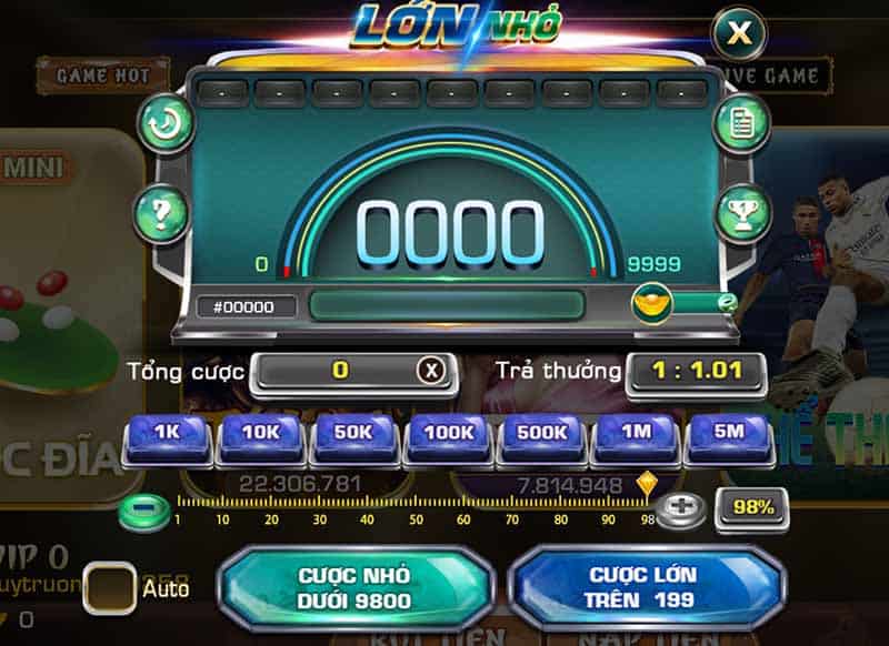 Giới thiệu sơ lược về mini game Lớn Nhỏ